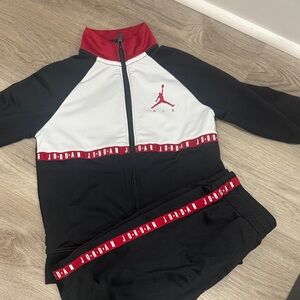 Jordan Kids Matching Set - Black, White, Red
